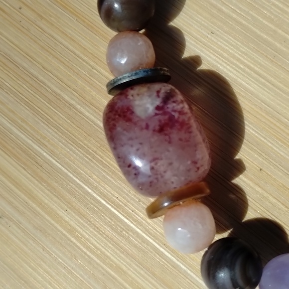 Evil Pawn Jewelry  OOAK Garden Quartz pendant / strawberry quartz amethyst .. - Picture 7 of 14